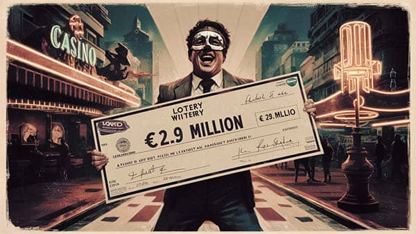 a man played in a casino and won