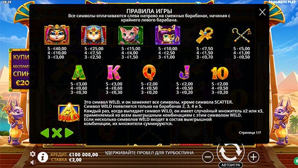 Слот клеокатра демо