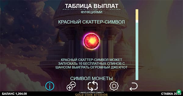 3 Angels Power Combo бонуска